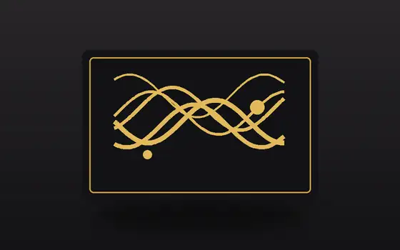 Concept render: Calligraphy logo plaque